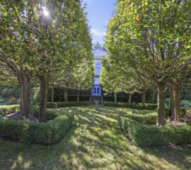 Surrounded by 45 acres of pristine Berkshire landscape, the grounds of 209 Blue Hill Road are a private sanctuary of rolling meadows, mature woodlands, and professionally designed outdoor spaces.